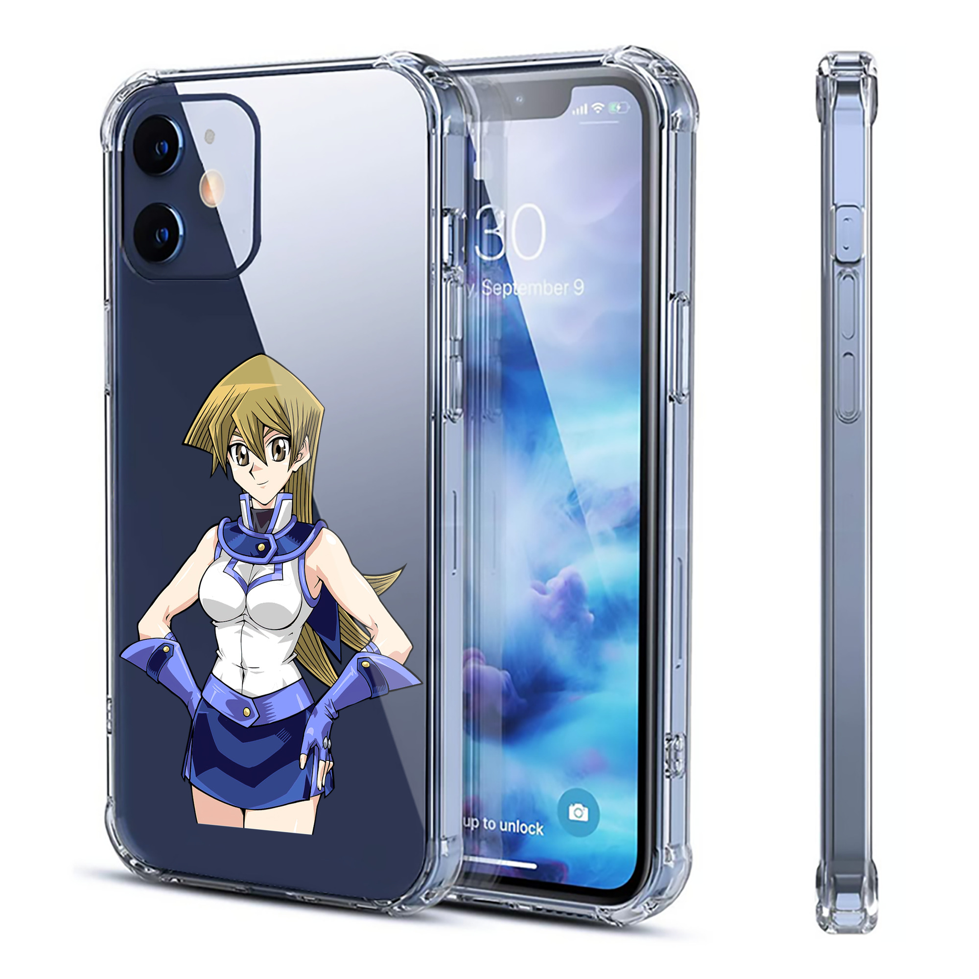 （画像用） 遊☆戯☆王 Yu-Gi-Oh! 【iPhone 12シリーズ対応】透明スマホケース（クリアソフトケース）